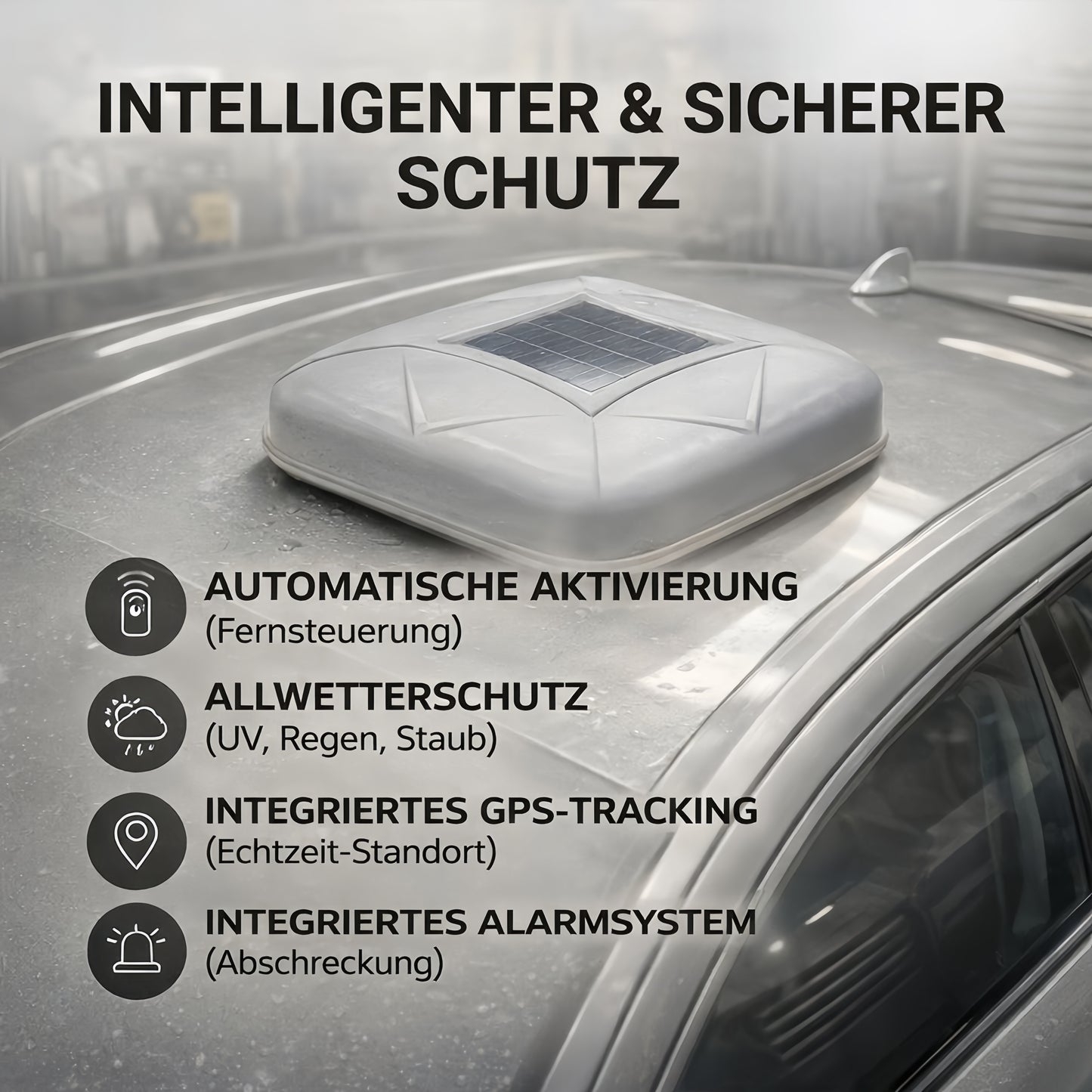 COVERRA™ Solar-Fahrzeugschutz: Die autarke Revolution für Ihre Fahrzeugsicherheit